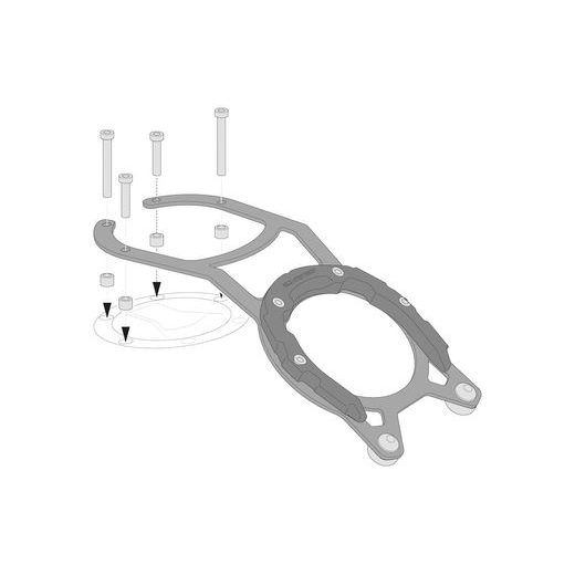 SW MOTECH TANK RING PRO, MOTO GUZZI V85 TT (19-)