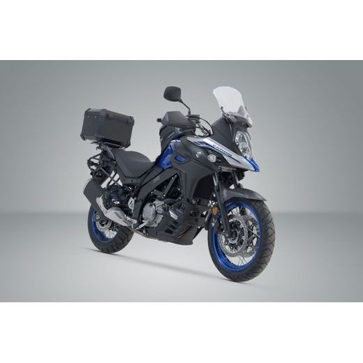 SW MOTECH TRAX ION TOP CASE SYSTEM ČERNÝ SUZUKI V STROM 650 / 1000 / 1050.