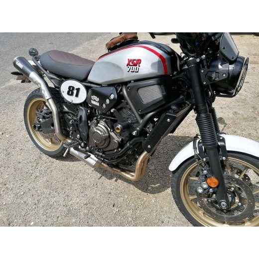 PROTEKTORY NA RÁM SLIDER - YAMAHA MT-07 / XSR / TRACER - DVOUBODOVÁ SADA ´14-X