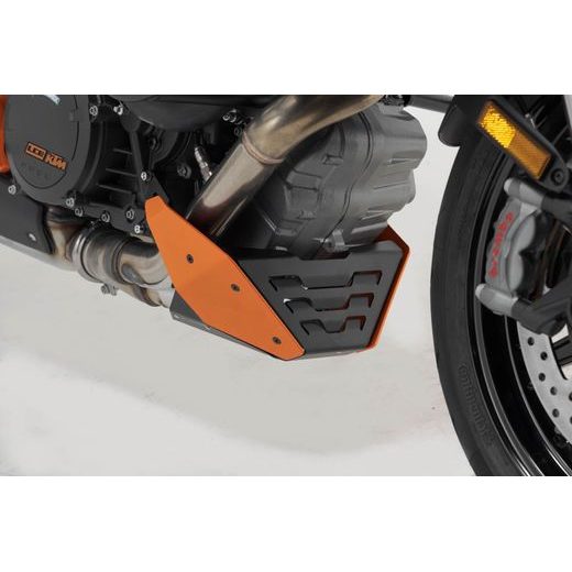SW MOTECH PŘEDNÍ SPOILER ORANŽOVÁ/ČERNÁ. KTM 1290 SUPER DUKE R / GT.
