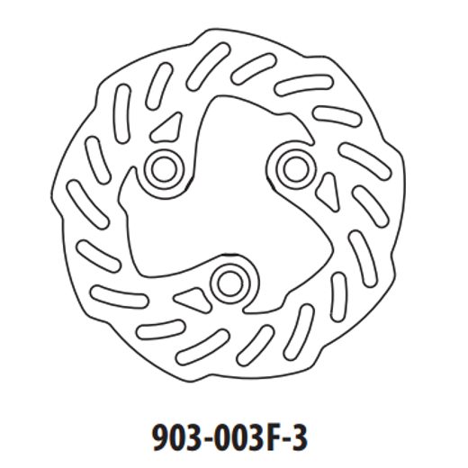 BRZDOVÝ KOTOUČ GOLDFREN 903-003F-3 PŘEDNÍ 155 MM