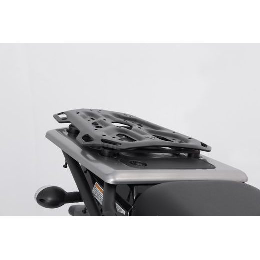 SW MOTECH ADVENTURE-RACK BLACK. KAWASAKI KLR 650 (22-).