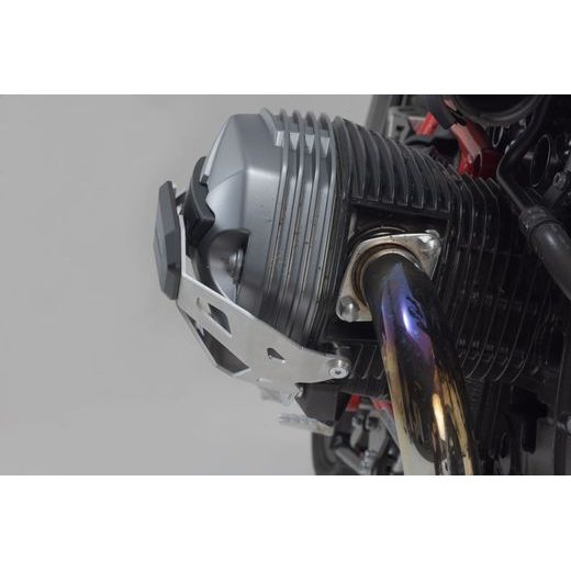 SW MOTECH CYLINDER GUARD SILVER. BMW R NINET / PURE / SCRAMBLER (20-).