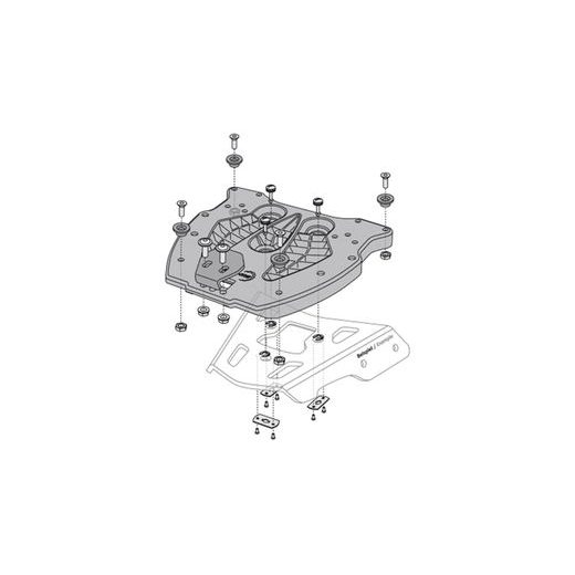 SW MOTECH PLOTNA PRO TRAX NA ALU-RACK