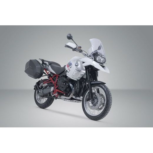 SW MOTECH AERO ABS SIDE CASE SYSTEM 2X25 L. BMW R1200GS (04-12) / ADV (06-13).