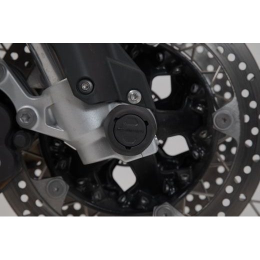 SW MOTECH PADACÍ PROTEKTORY NA PŘEDNÍ OSU BMW F750GS, F850GS/ADV, F900R/XR.