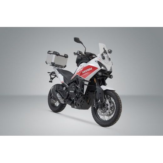 SW MOTECH TRAX ADV TOP CASE SYSTEM STŘÍBRNÝ MOTO MORINI X-CAPE 650 (21-).