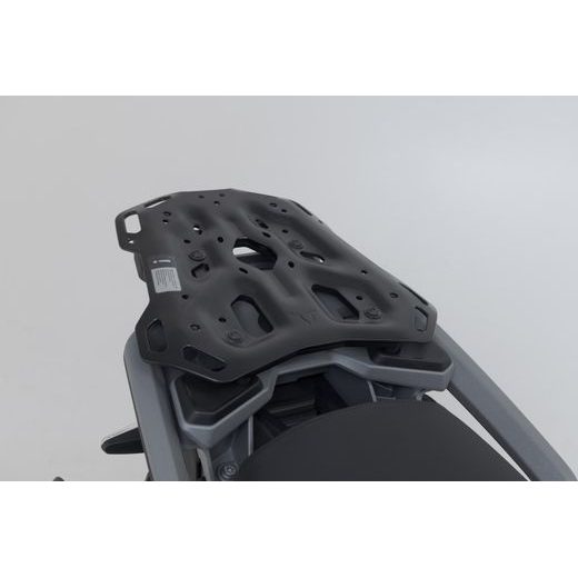 SW MOTECH ADVENTURE SET TRAX ADV BLACK. R 1300 GS ADV (24-). BMW TOP CASE HOLDER.