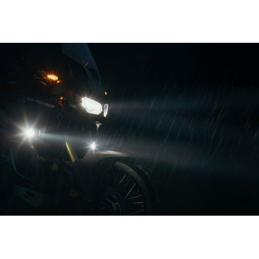 SW MOTECH LED SVĚTLA MLHOVKY-HOMOLOGOVANÉ VČETNĚ VYPÍNAČE A KABELÁŽE