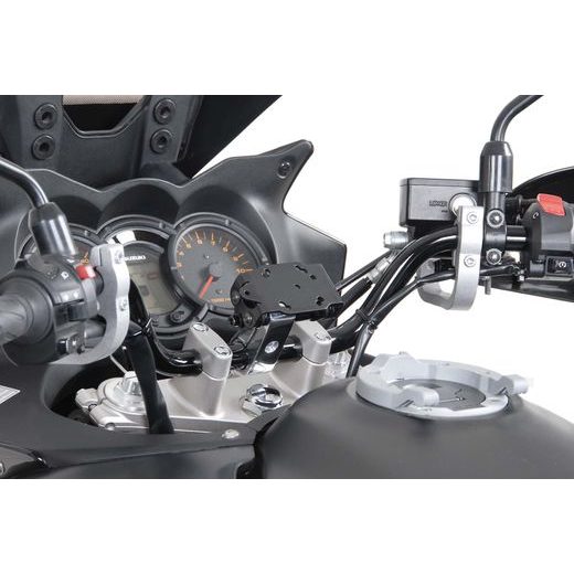 SW MOTECH DRŽÁK GPS NA ŘÍDÍTKA 28MM STŘÍBRNÝ