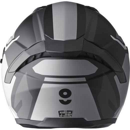 OTEVŘENÁ HELMA GMS VECTUS ZG11601 ČERNO-ŠEDÁ S