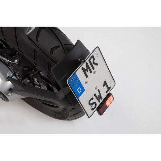 SW MOTECH DRŽÁK SPZ ČERNÁ. BMW R 1200 GS (13-).