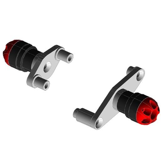 PROTEKTORY NA RÁM CLASIC - BMW K 1200R + K 1300R