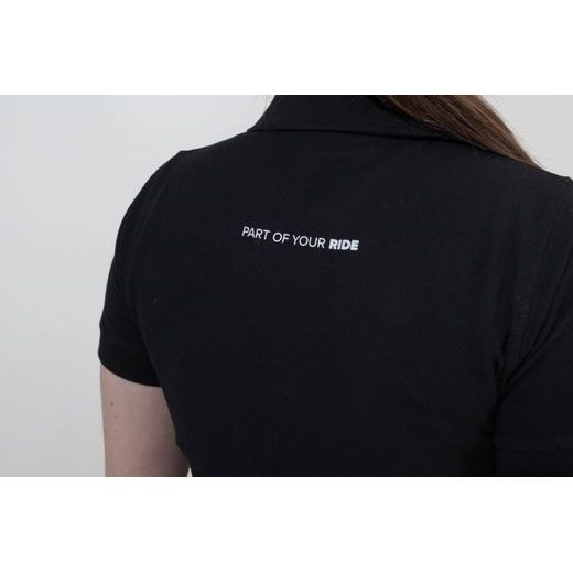 SW MOTECH POLO SHIRT CORE LINE. BLACK. WOMEN. SIZE S.