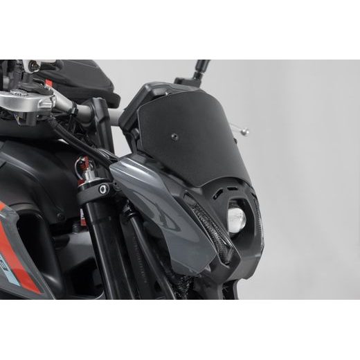 SW MOTECH VĚTRNÝ ŠTÍTEK ČERNÝ, YAMAHA MT-09 (20-).