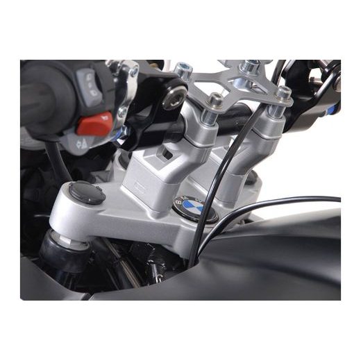 SW MOTECH ZVÝŠENÍ ŘÍDÍTEK 30 STŘÍBRNÉ BMW R 1200 GS /08-/