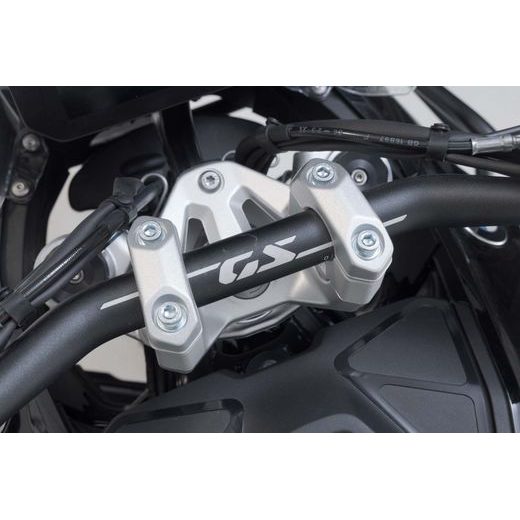 SW MOTECH ZVÝŠENÍ ŘÍDÍTEK H=30MM. STŘÍBRNÉ BMW R 1300 GS (23-).