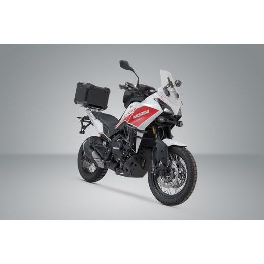 SW MOTECH TRAX ADV TOP CASE SYSTEM BLACK. MOTO MORINI X-CAPE 650 (21-).