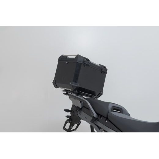 SW MOTECH ADVENTURE SET TRAX ADV BLACK. R 1300 GS ADV (24-). BMW TOP CASE HOLDER.