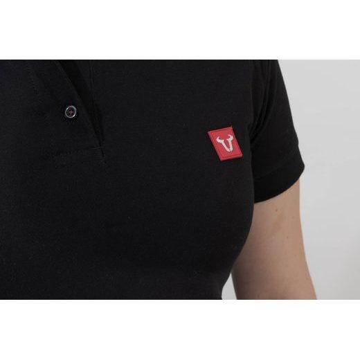 SW MOTECH POLO SHIRT CORE LINE. BLACK. WOMEN. SIZE S.