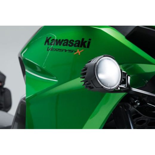 SW MOTECH SADA: DÁLKOVÁ SVĚTLA KIT DRŽÁKY PRO KAWASAKI VERSYS-X300 ABS (16-).