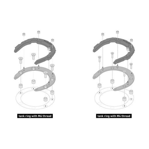 SW MOTECH TANKRING PRO, HONDA 7 ŠROUBKŮ