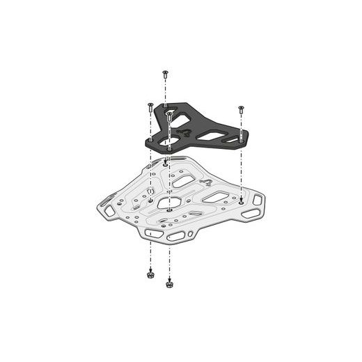 SW MOTECH URBAN ABS TOPCASE SYSTEM BLACK. CFMOTO 700MT / 800MT / 800MT EXPLORE.