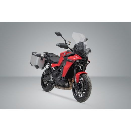 SW MOTECH TRAX ADV SADA BOČNÍCH KUFRŮ-STŘÍBRNÉ, 45/45 L. YAMAHA TRACER 9 (20-).