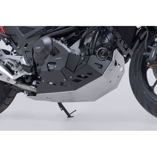 SW MOTECH KRYT MOTORU BLACK/SILVER. HONDA NC700 / NC750 S DCT.