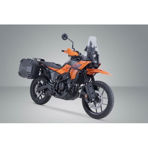 SW MOTECH DUSC HARD CASE SYSTEM BLACK. 33/33 L. KTM 125 SMC R, 250 ADV, 390 ADV.