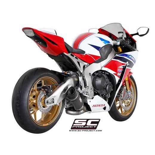 VÝFUKOVÝ SYSTÉM SC PROJECT PRO HONDA - CBR1000RR (2014 - 2016) - SP - OVAL MUFFLER, CARBON FIBER, WITH CARBON FIBER END CAP