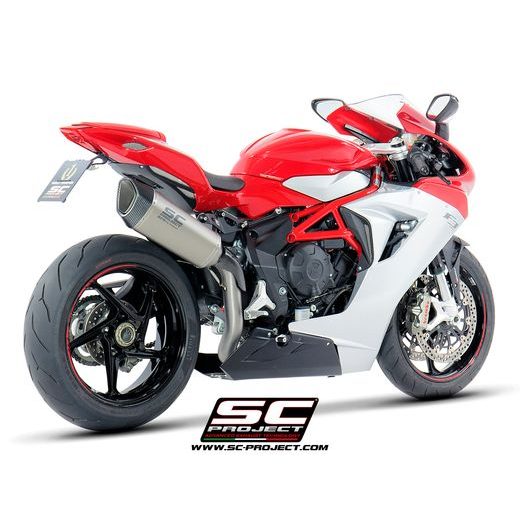 VÝFUKOVÝ SYSTÉM SC PROJECT PRO MV AGUSTA - F3 675 (2011 - 2016) - EAS ABS - RC - SC1-R MUFFLER, HIGH POSITION, TITANIUM