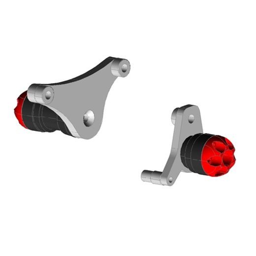 PROTEKTORY NA RÁM GATLING - YAMAHA FZ6 N/S/S2 ´04-X