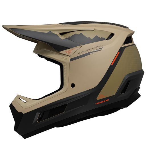 MOTOKROSOVÁ PŘILBA IXS TRIGGER MX 1.0 GRAPHIC MIPS X1-530206 MATNÁ POUŠTNÍ HNĚDÁ-UHELNĚ ČERNÁ M