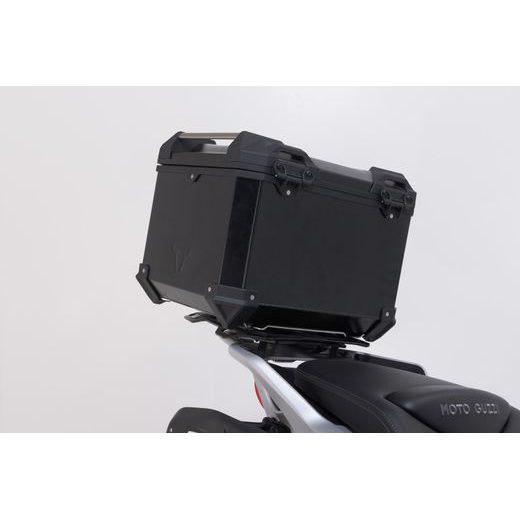 SW MOTECH TRAX ADV TOP CASE SYSTEM BLACK. MOTO GUZZI V85 TT (24-).
