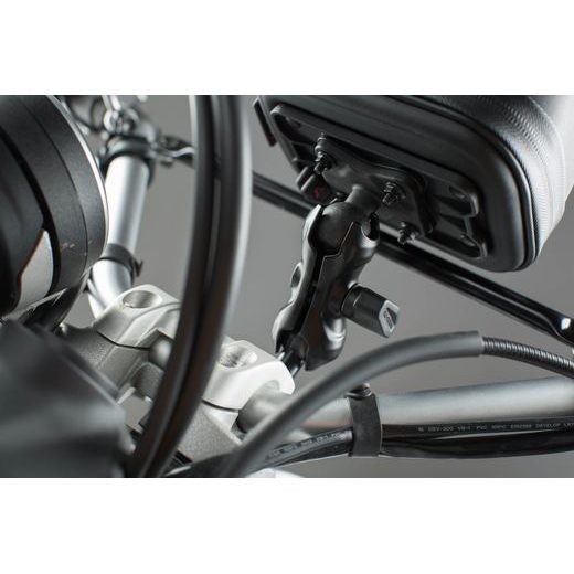 SW MOTECH VÝKYVNÉ RAMENO ČERNÁ. 3 PALCE/7,62 CM.
