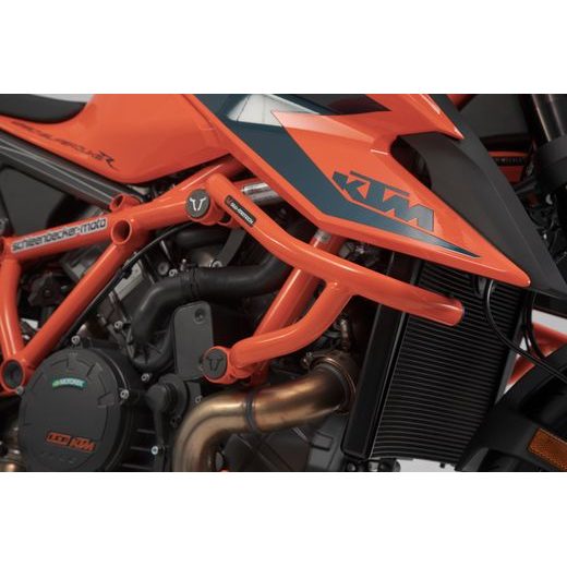 SW MOTECH PADACÍ RÁMY ORANGE. KTM 1290 SUPER DUKE R/EVO (19-).