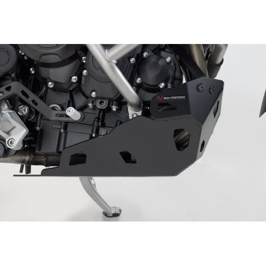 SW MOTECH ENGINE GUARD BLACK. TIGER 900 RALLY PRO (23-). FOR OEM SBL.
