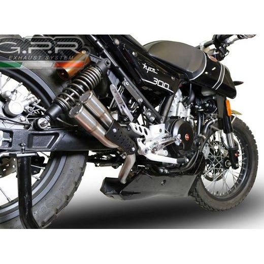 VÝFUK KOMPLETNÍ GPR F205 MD.4.RACE.F205 BROUŠENÁ NEREZOVÁ OCEL