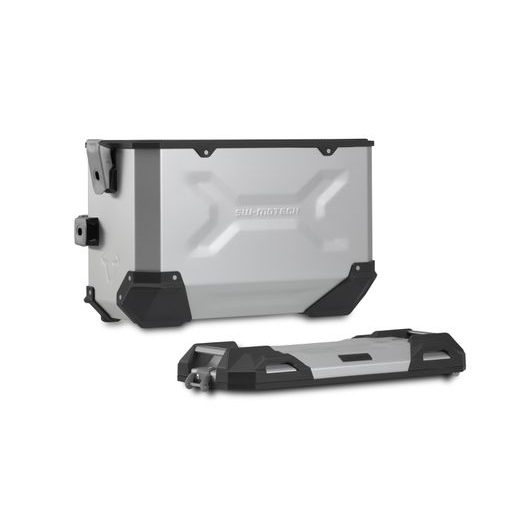SW MOTECH TRAX ADV ALUMINIUM CASE SYSTEM SILVER. 45/45 L. BMW R 1300 GS (23-).