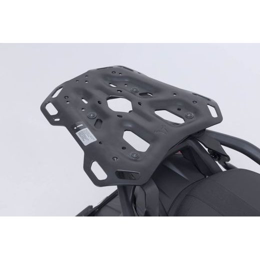 SW MOTECH TRAX ADV TOPCASE SYSTEM BLACK. DUCATI MULTISTRADA V4 MODELS (20-).