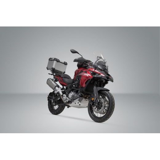 SW MOTECH TRAX ADV TOP CASE SYSTEM STŘÍBRNÝ BENELLI TRK 502 X (18-).