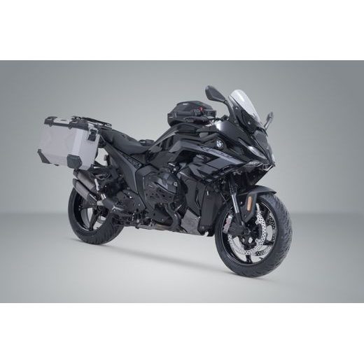 SW MOTECH TRAX ADV ALUMINIUM CASE SYSTEM SILVER. 37/37 L. BMW R 1300 R / R 1300 RS (25-).
