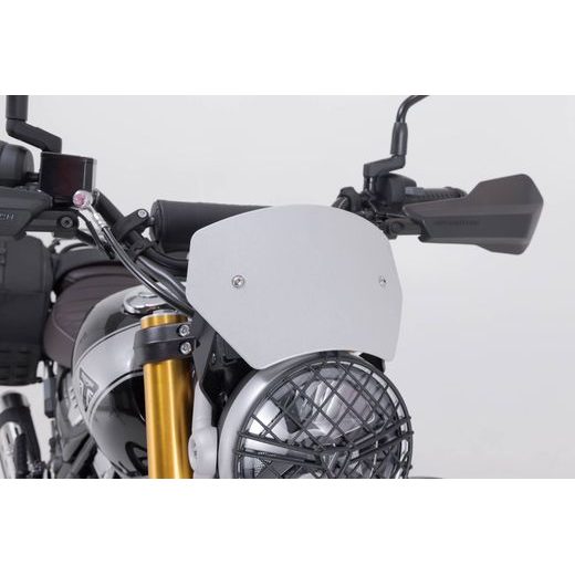 SW MOTECH PŘEDNÍ ŠTÍTEK ŠEDÝ TRIUMPH SCRAMBLER 400 X (23-).