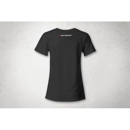 SW MOTECH T-SHIRT CORE LINE. BLACK. WOMEN. SIZE XL.