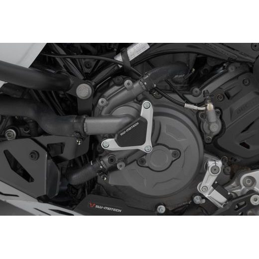 SW MOTECH KRYT VODNÍHO ČERPADLA STŘÍBRNÁ/ČERNÁ. MODELY DUCATI.