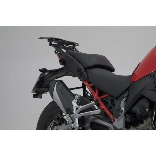 SW MOTECH PRO SIDE CARRIER US MODEL BLACK. DUCATI MULTISTRADA V4 (20-).