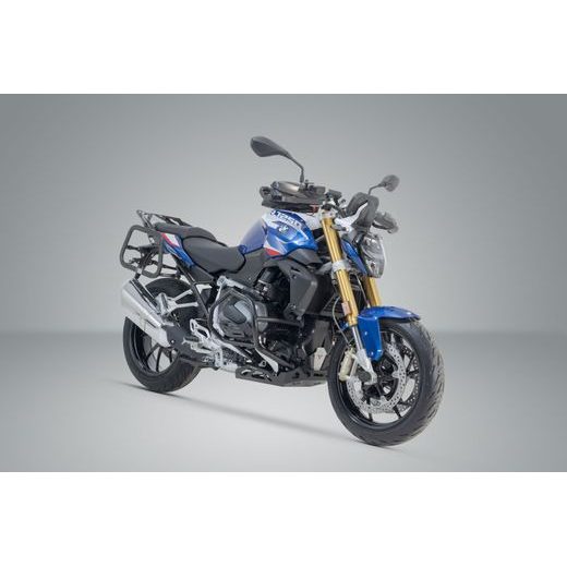 SW MOTECH TRAX ADV SADA BOČNÍCH KUFRŮ STŘÍBRNÉ 37/37 L. BMW R 1200 R/RS, R 1250 R/RS.