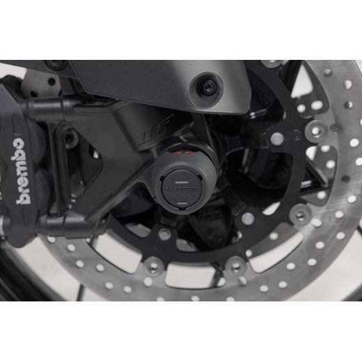SW MOTECH PADACÍ PROTEKTORY NA PŘEDNÍ OSU KTM 790 ADV / R (19-), 890 ADV / R (20-).