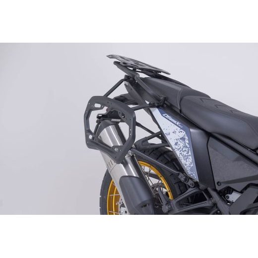 SW MOTECH TRAX ADV ALUMINIUM CASE SYSTEM SILVER. 45/37 L. VOGE DS800X RALLY (25-).